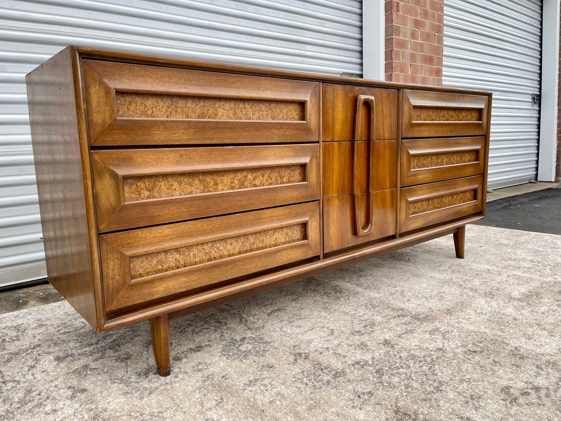 Red Lion Mid Century Nine Drawer Dresser