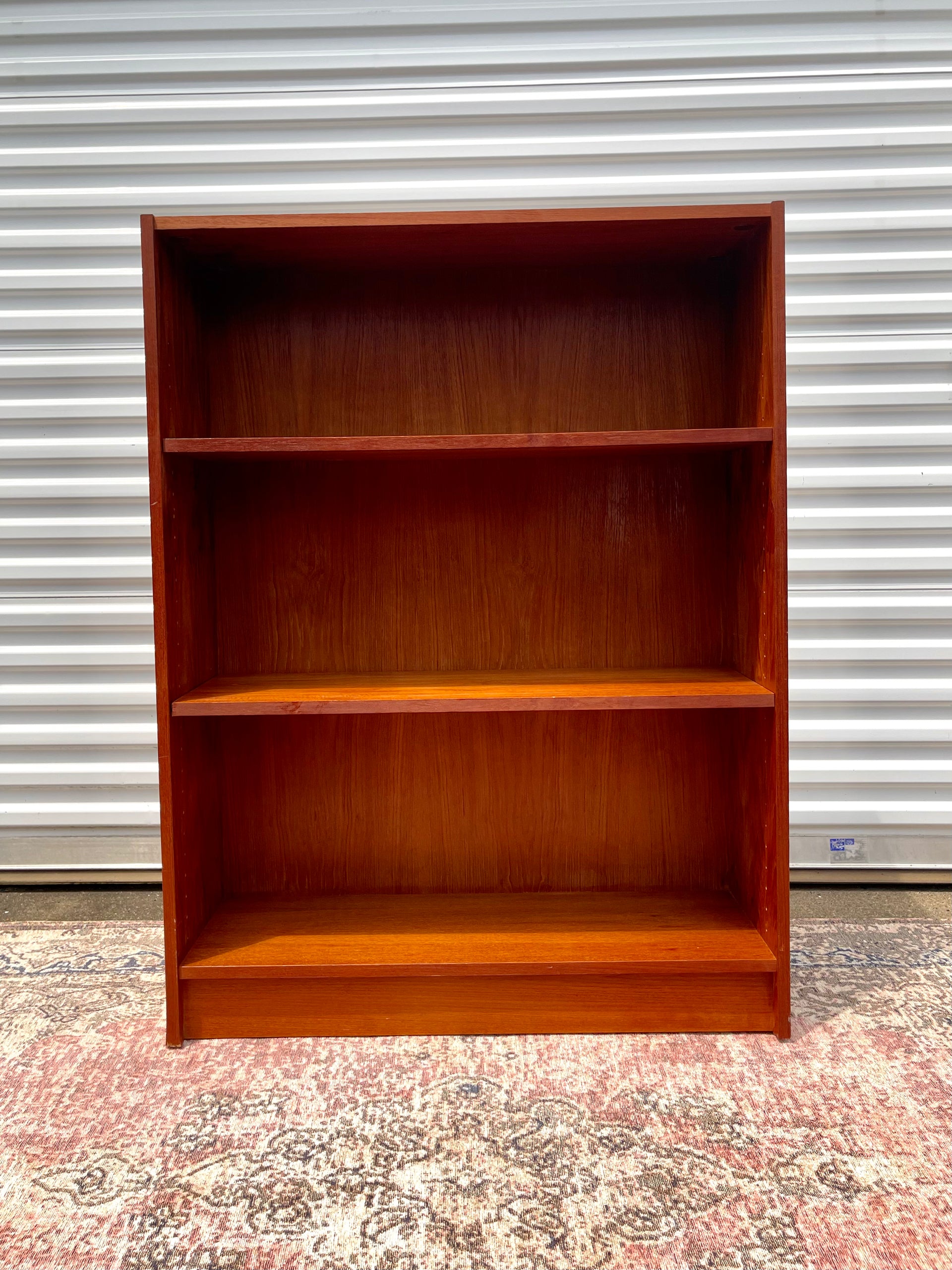 Danish Modern Small Teak Bookcase