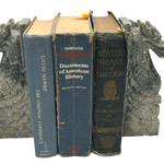 Green Granite Dragon Bookends