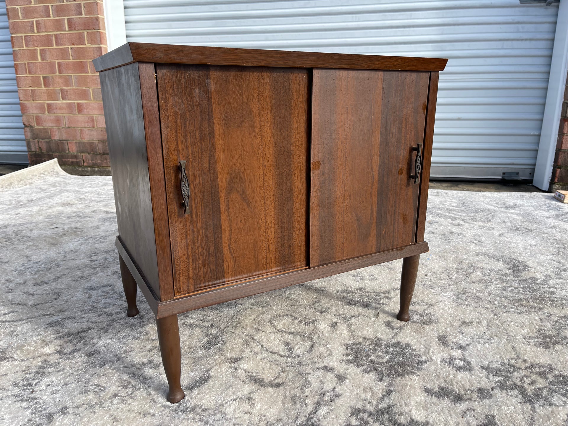 Mid Century Record Cabinet