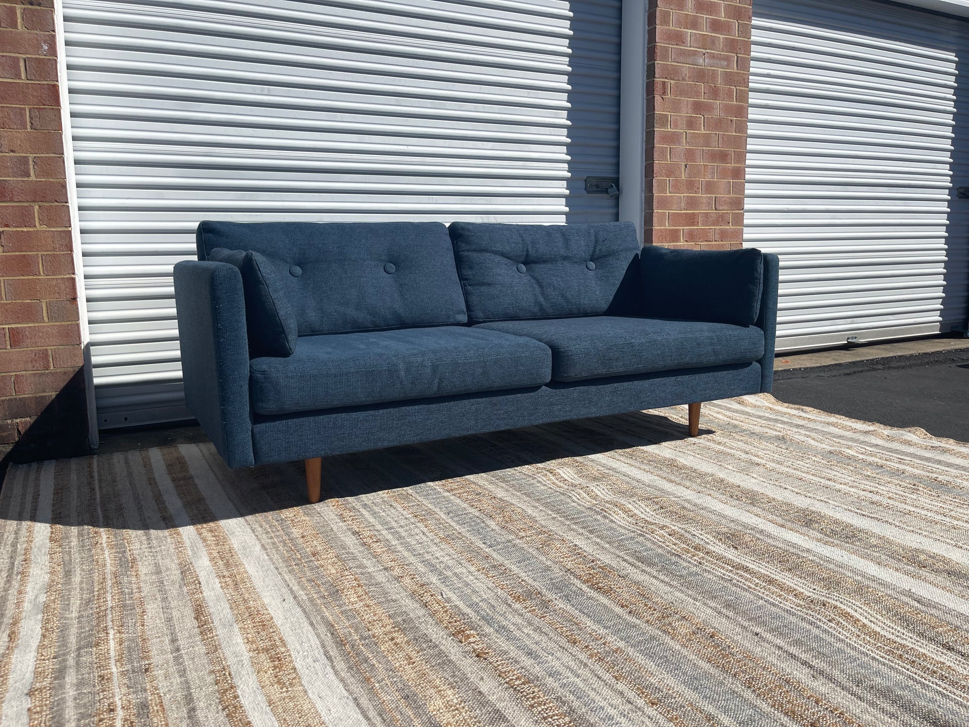 Article Anton Twilight Blue Sofa