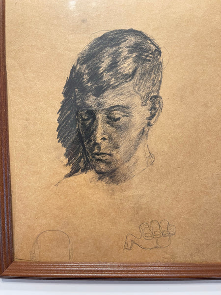 Tuffli Charcoal Sketch of Boy