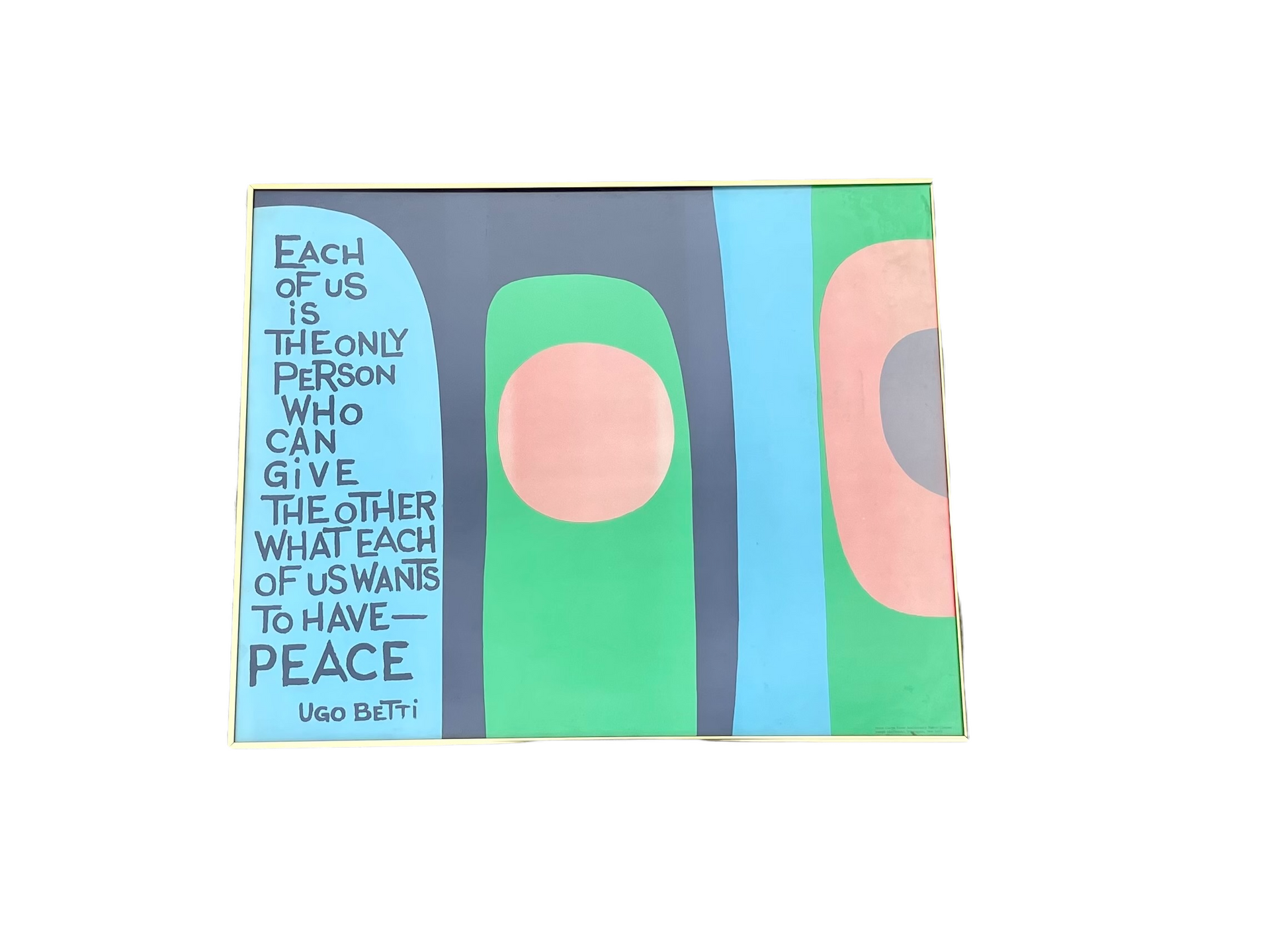 Ugo Betti Pop Art Framed Poster