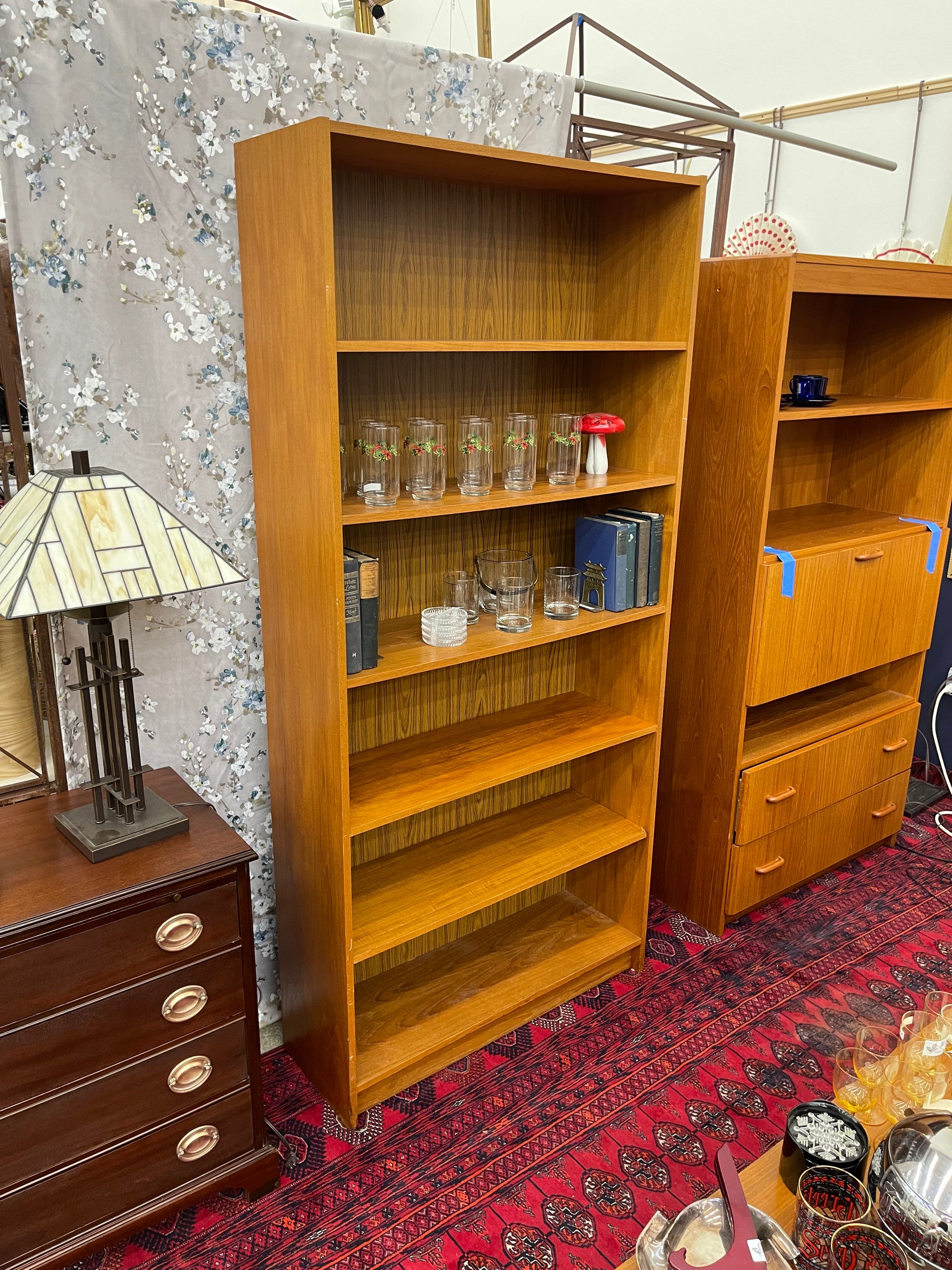 Danish Teak Tall Bookcase
