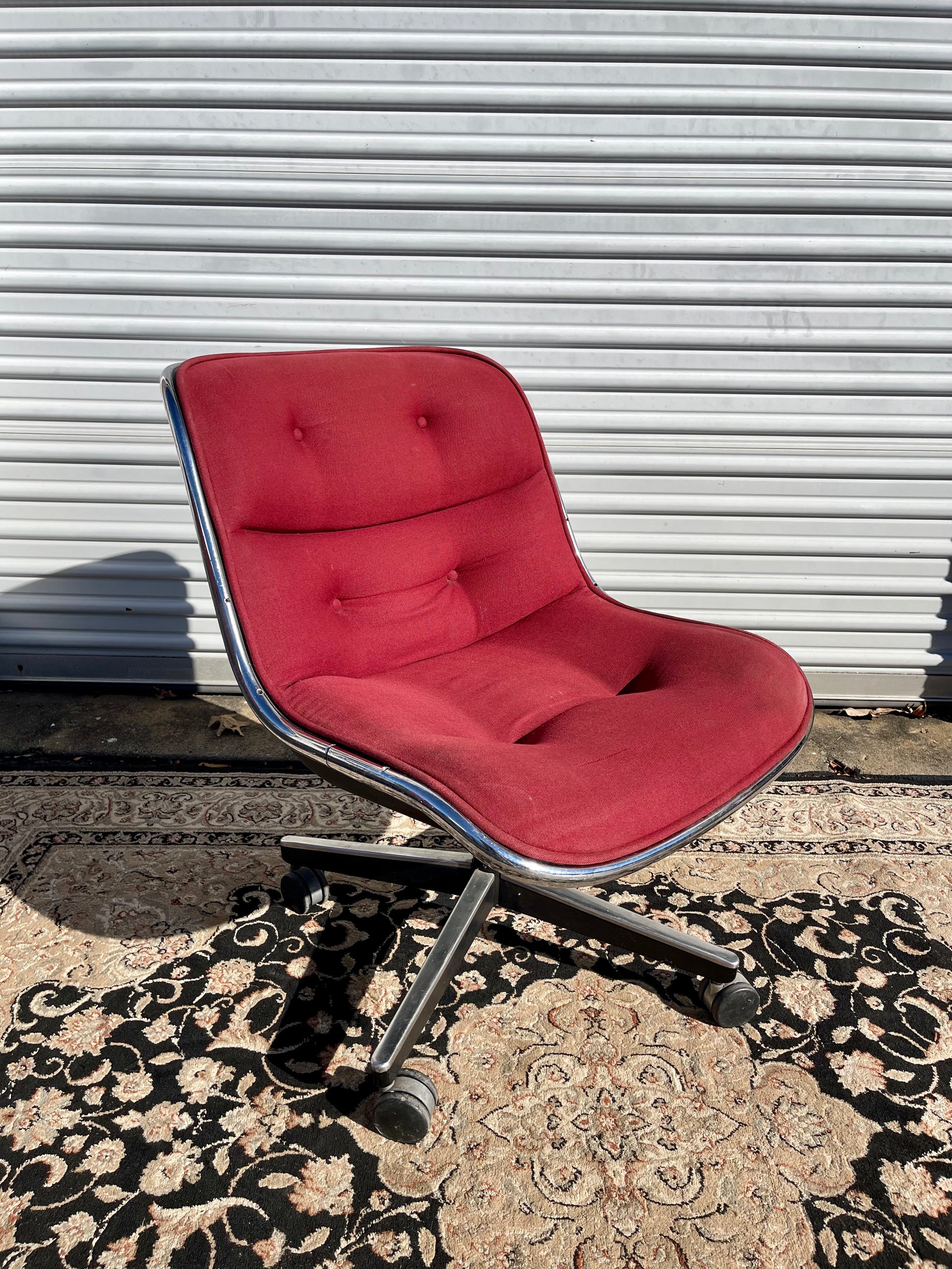 Vintage Charles Pollock for Knoll Steelcase Office Chair