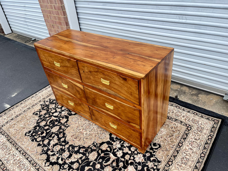 Campaign Style Solid Rosewood Dresser