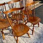 Nichols & Stone V Backed Pine Dining Chairs