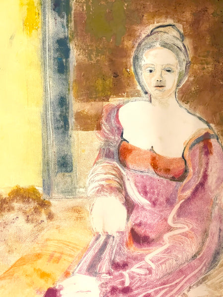 Nina Meier Yellow and Pink Portrait