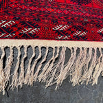 Large Hand-knotted Afghan Bokhara Rug