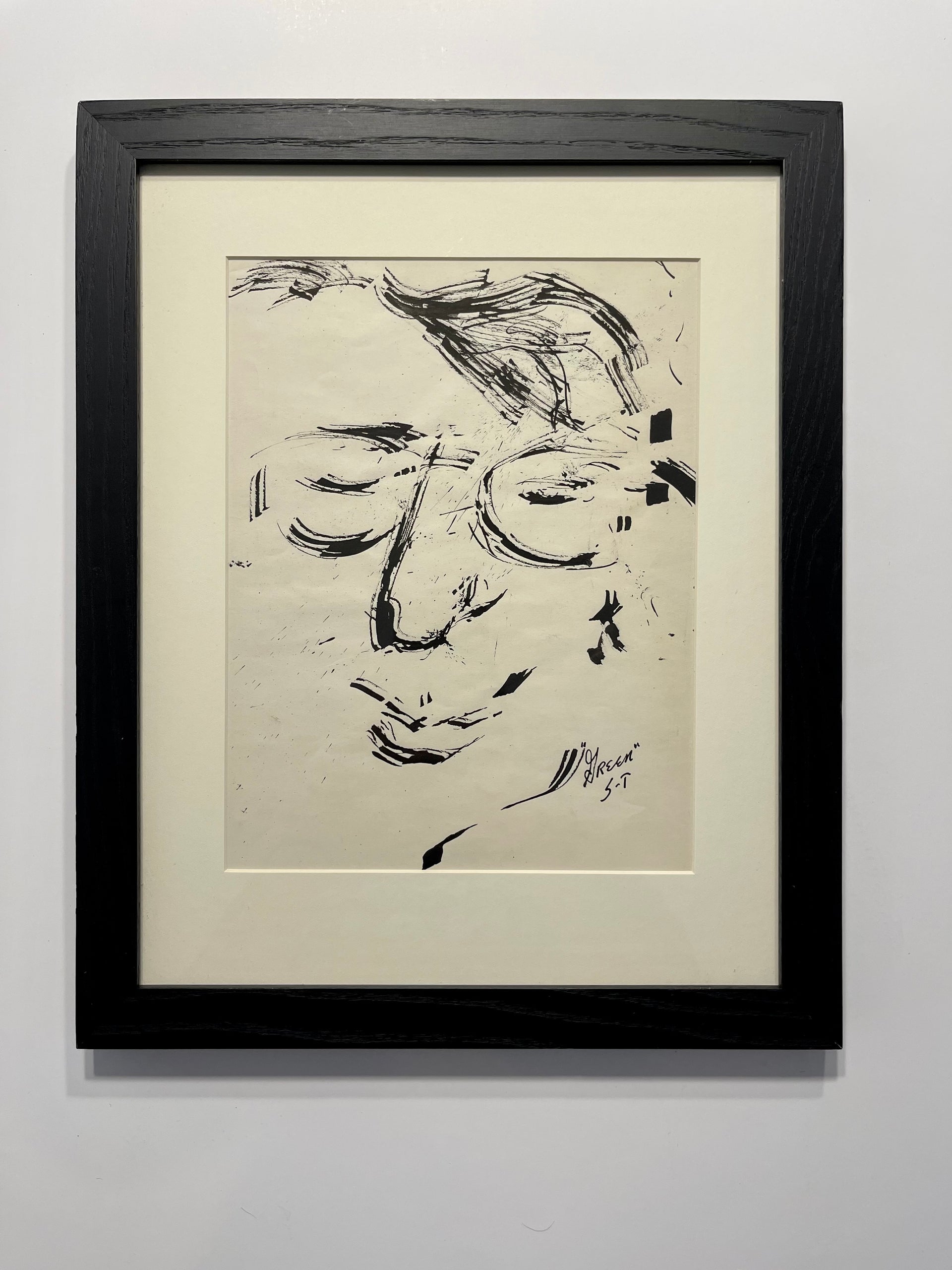 Tuffli “Green” Signed Ink Portrait