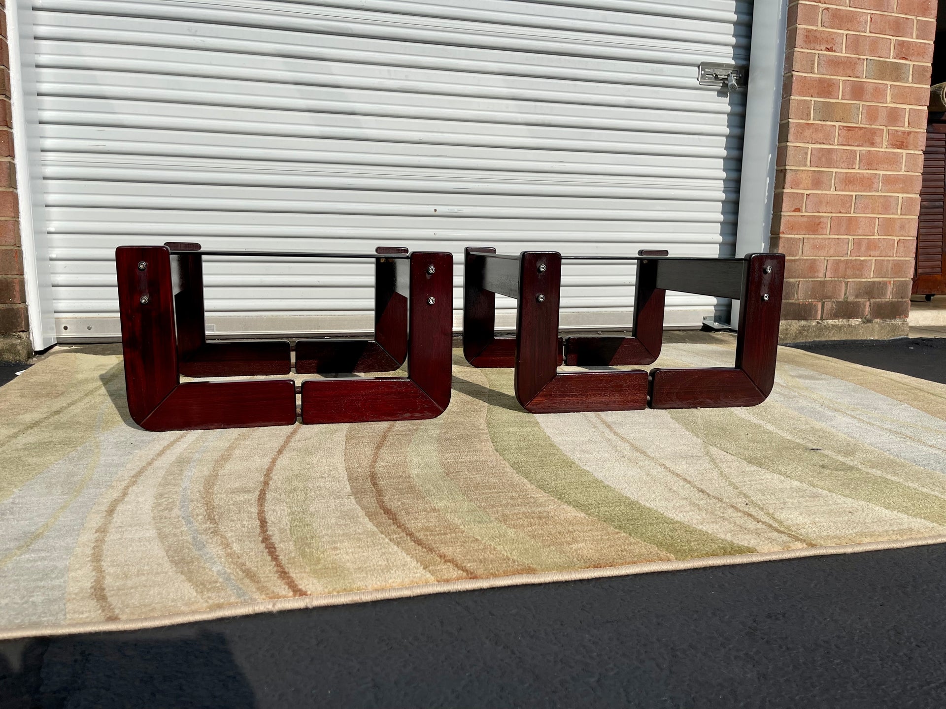 Percival Lafer Rosewood Mid Century Modern Side Tables