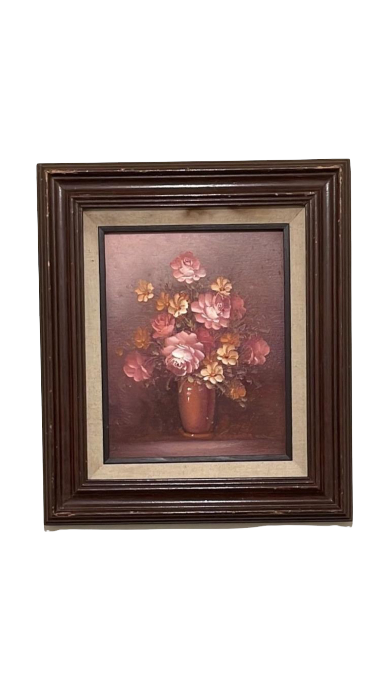 Robert WX Signed Floral Painting