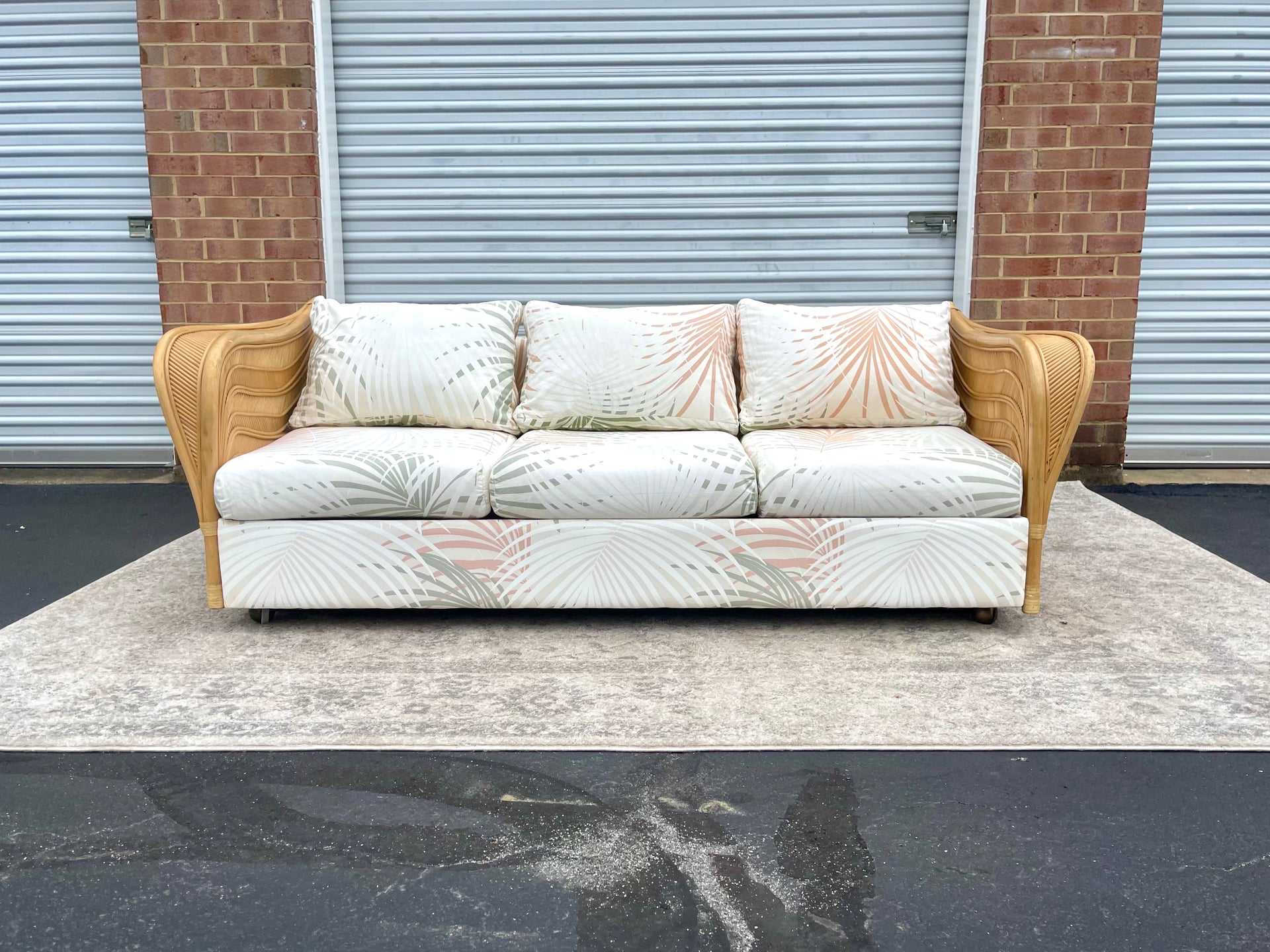 Boho Bamboo Sleeper Sofa