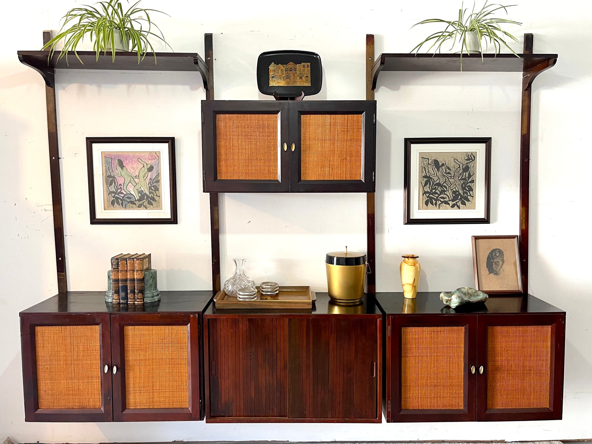 Noral Olson for Kopenhavn Mid Century Wall Unit