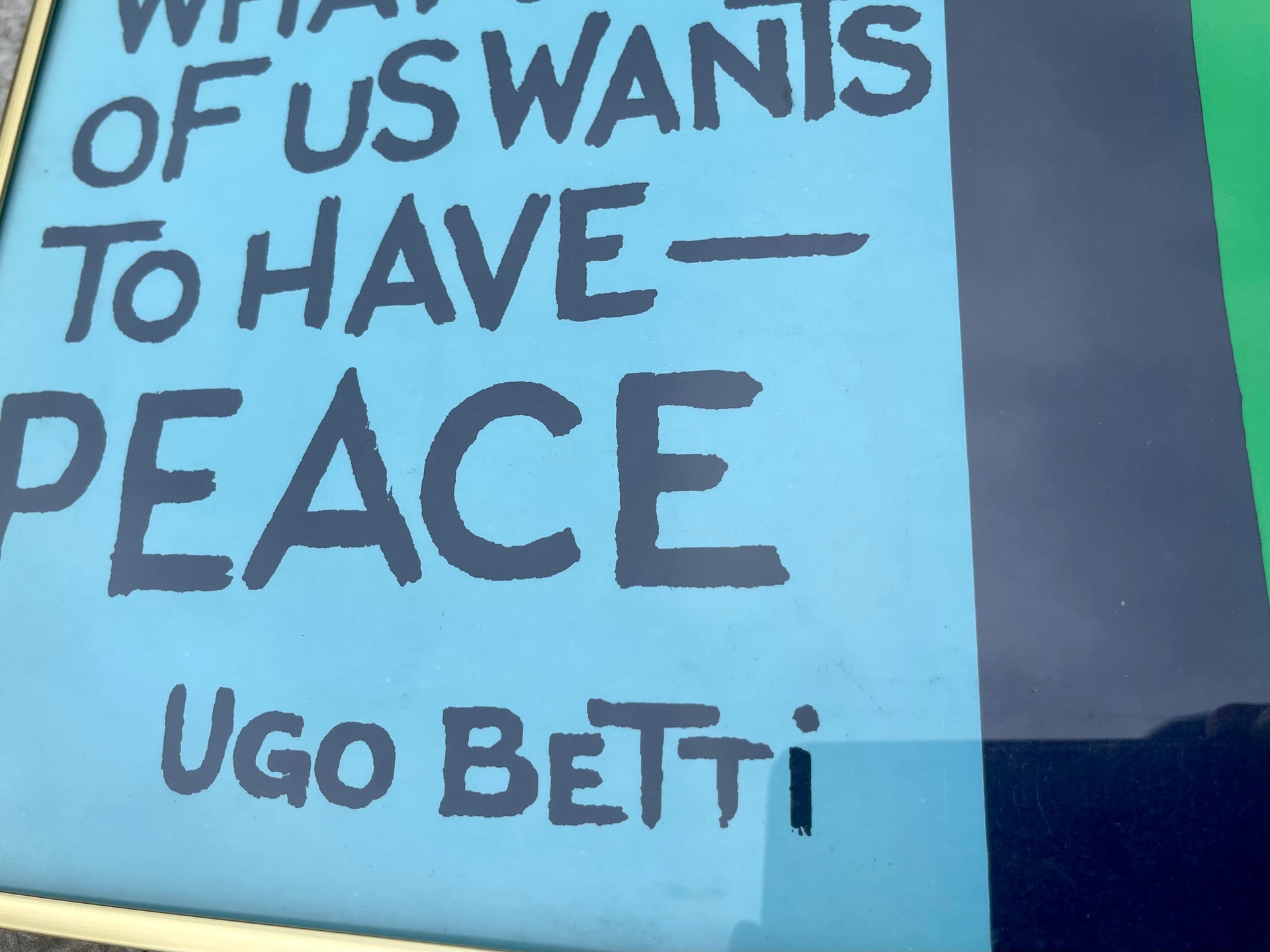 Ugo Betti Pop Art Framed Poster