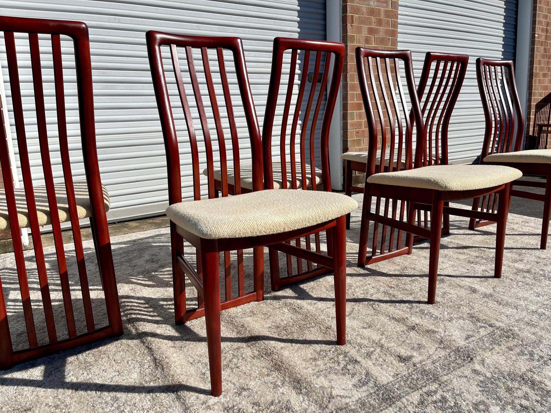 Danish Rosewood Bentwood Dining Chairs
