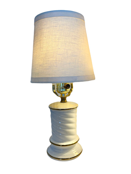 Pair of Small Porcelain Table Lamps