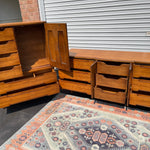 Thomasville Omega Mid Century Modern Dresser and Gentleman’s Chest Bedroom Set!