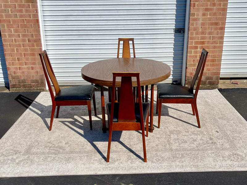 American of Martinsville Caned Dining Set