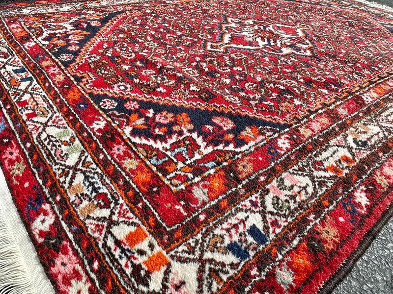 Hand Woven Vintage Persian Shiraz Rug