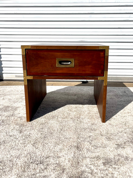Lane Campaign Style Accent Table