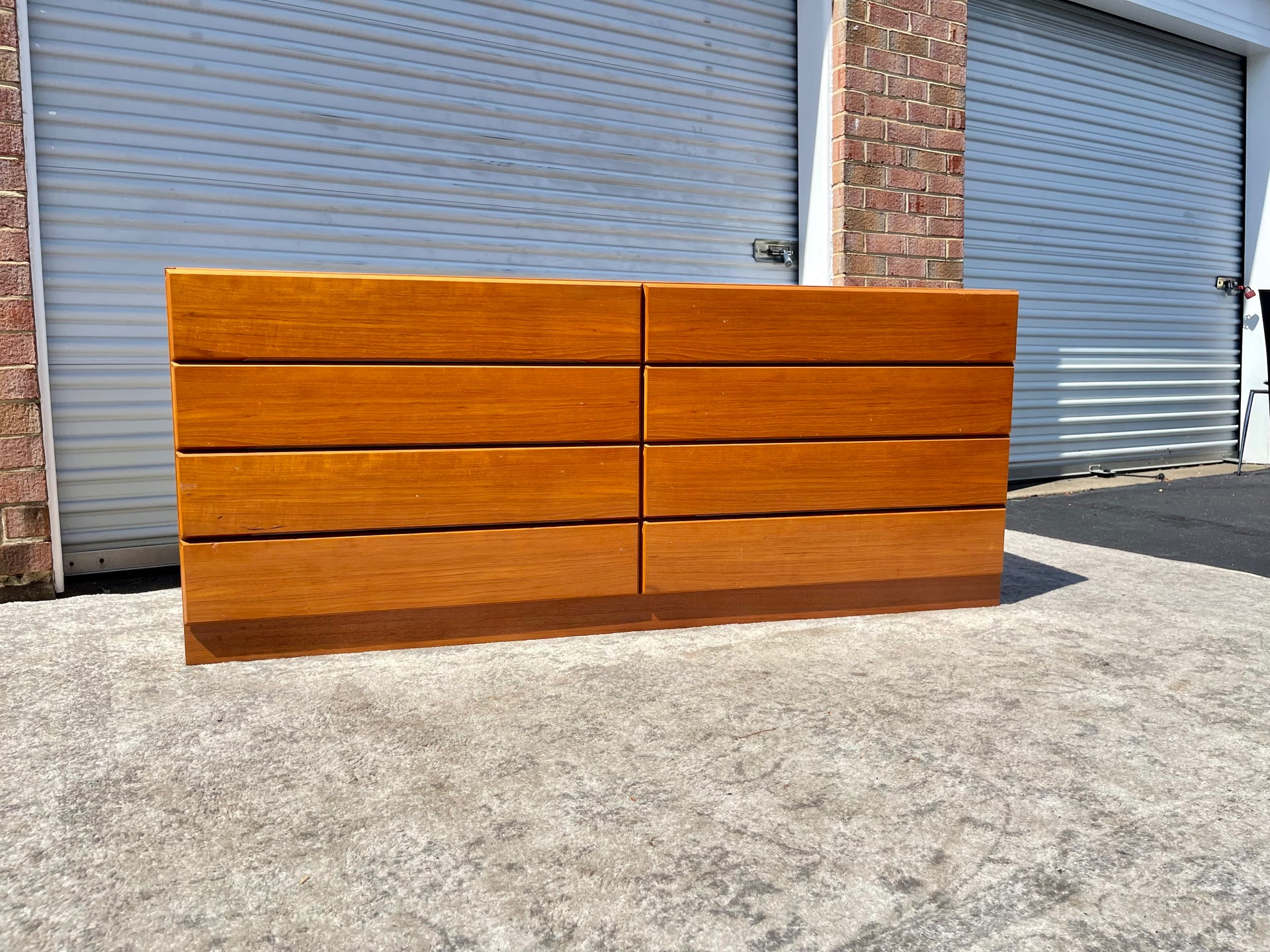Danish Modern Teak Lowboy Dresser
