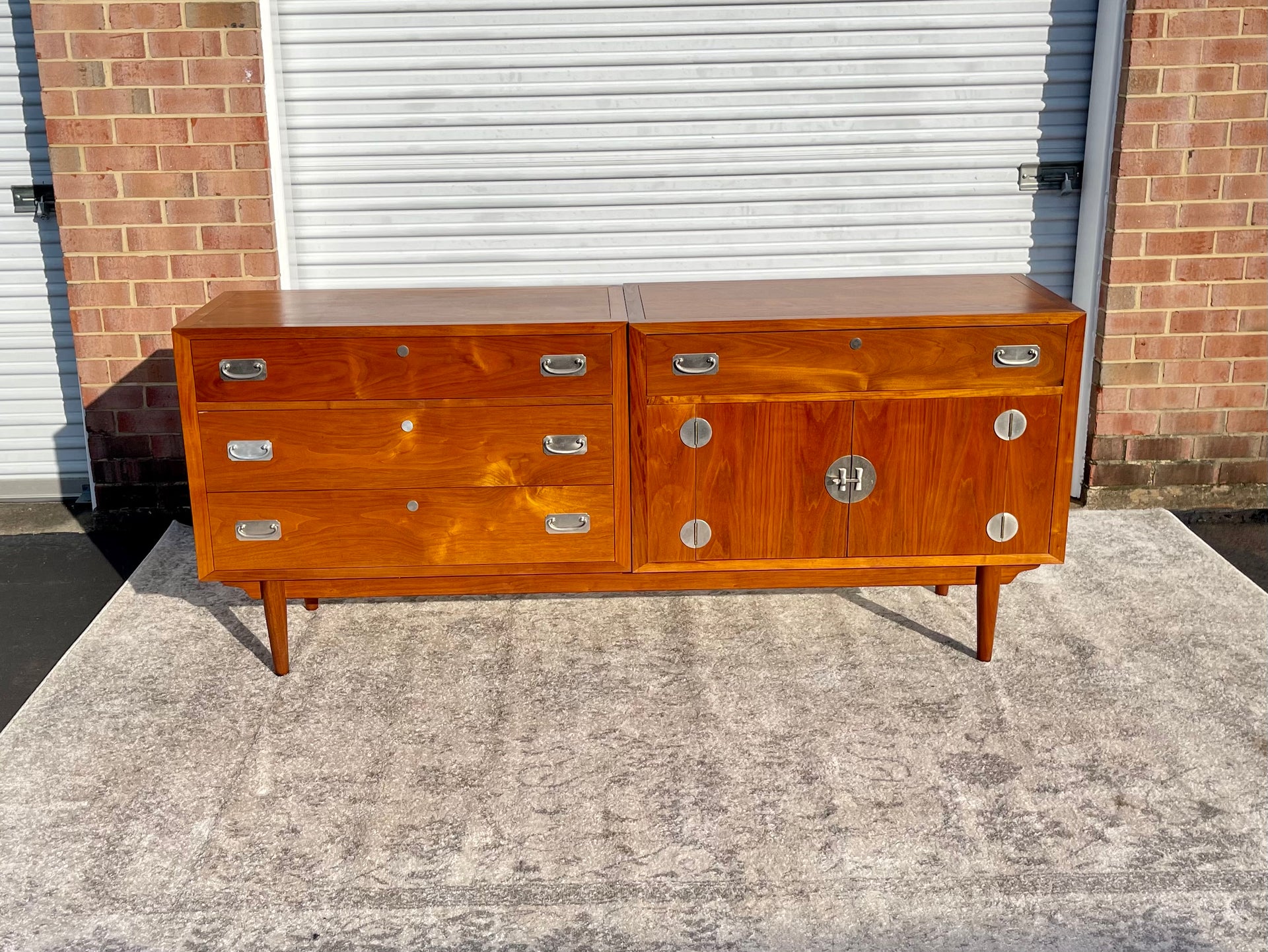 Midcentury Henredon Heritage Teak Credenza