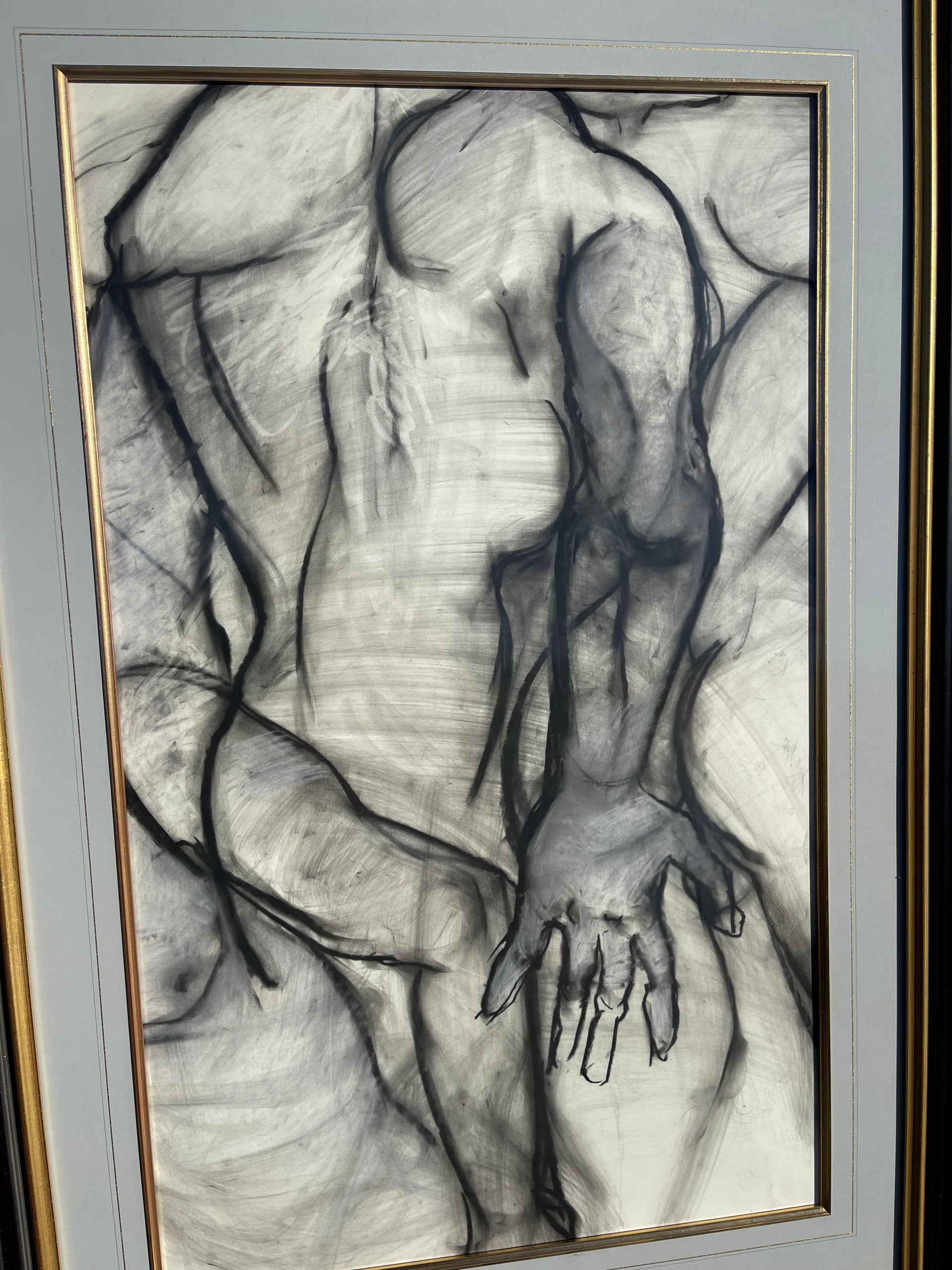 Nina Gelin-Meier “The Hand” Charcoal Art