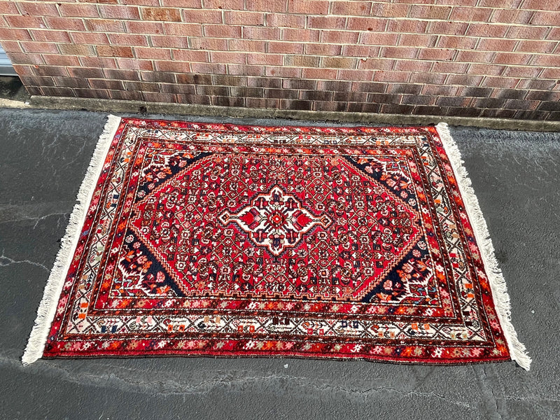 Hand Woven Vintage Persian Shiraz Rug