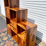 Proctorville Rosewood Stair Step Cube Bookcase
