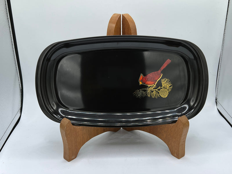 Couroc Midcentury Cardinal Tray