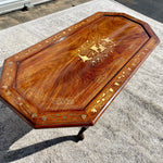 Indian Campaign Inlaid Brass Coffee Table