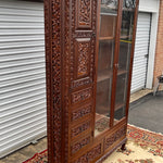 Ornate Hand Carved Wooden Cabinet