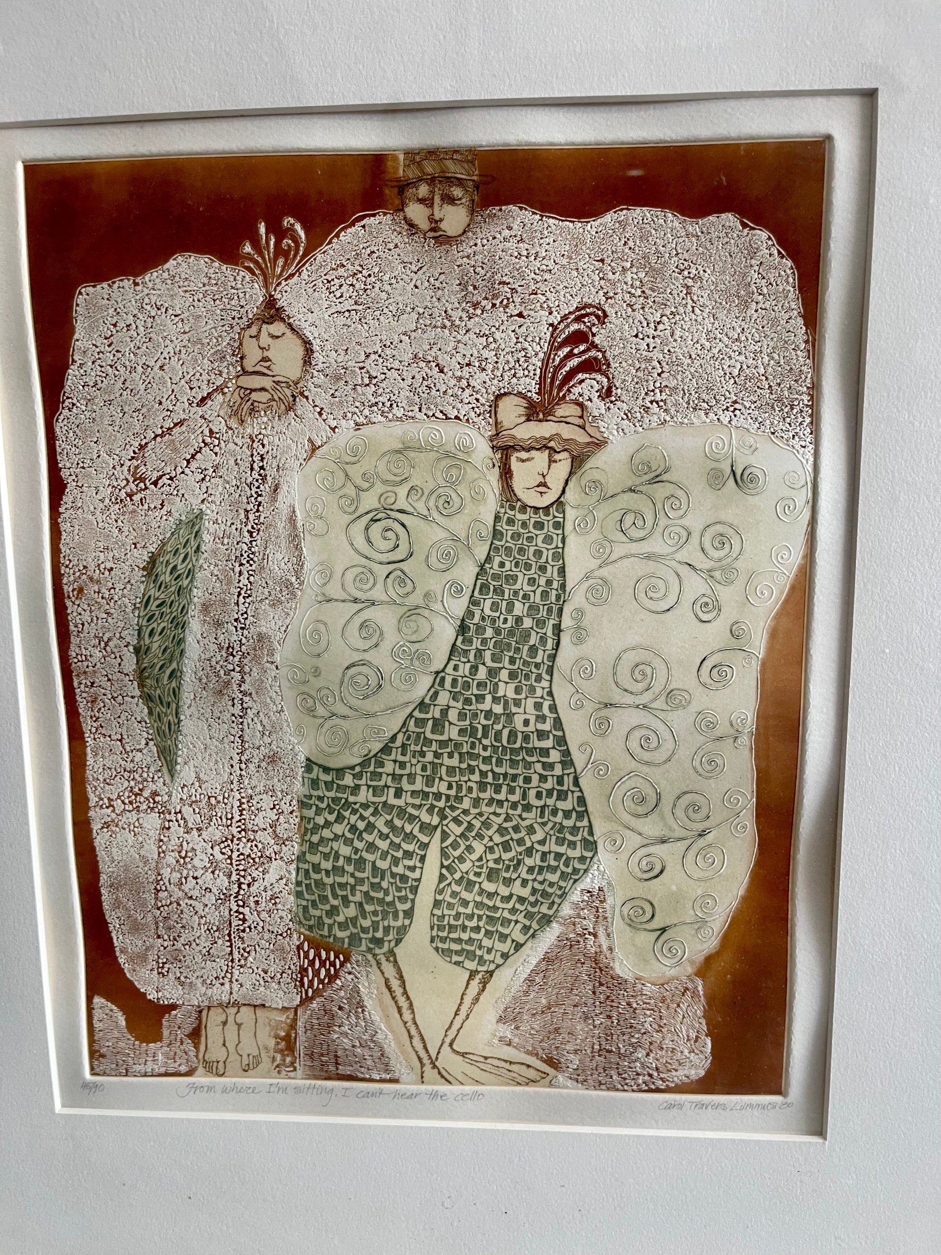 Carol Travers Lummus “From Where I’m Sitting I Can’t Hear the Cello”