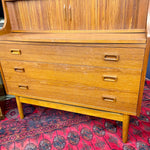 Danish Modern Teak Bookcase and Sectional by Johannes Sorth for Bornholm