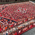 Hand Woven Vintage Persian Shiraz Rug