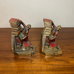 Vintage Brass Bookends