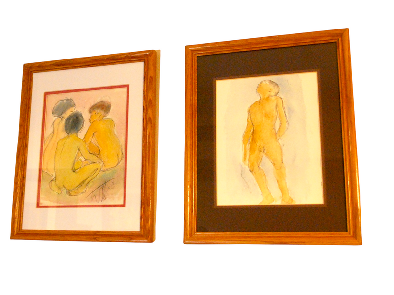 Tuffli Framed Watercolor Sketches