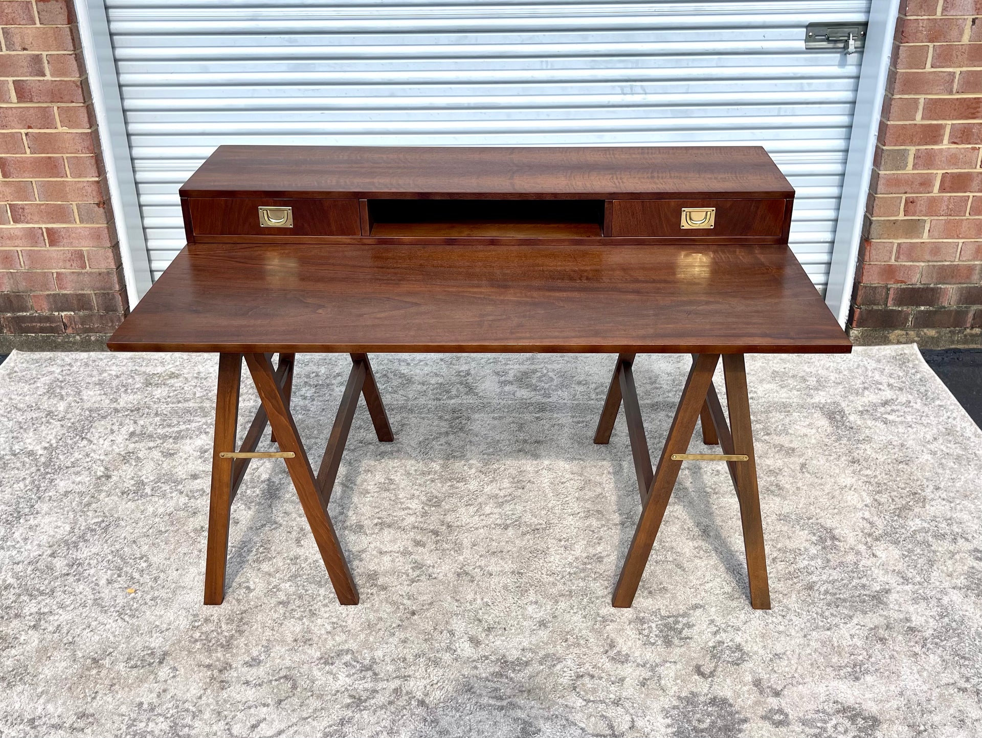 Refinished Campaign Style Desk