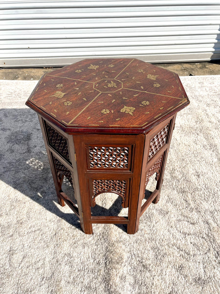 Indian Campaign Accent Table