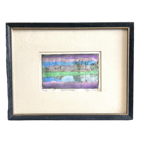 Don Swann Watercolor Etching “Reflections”