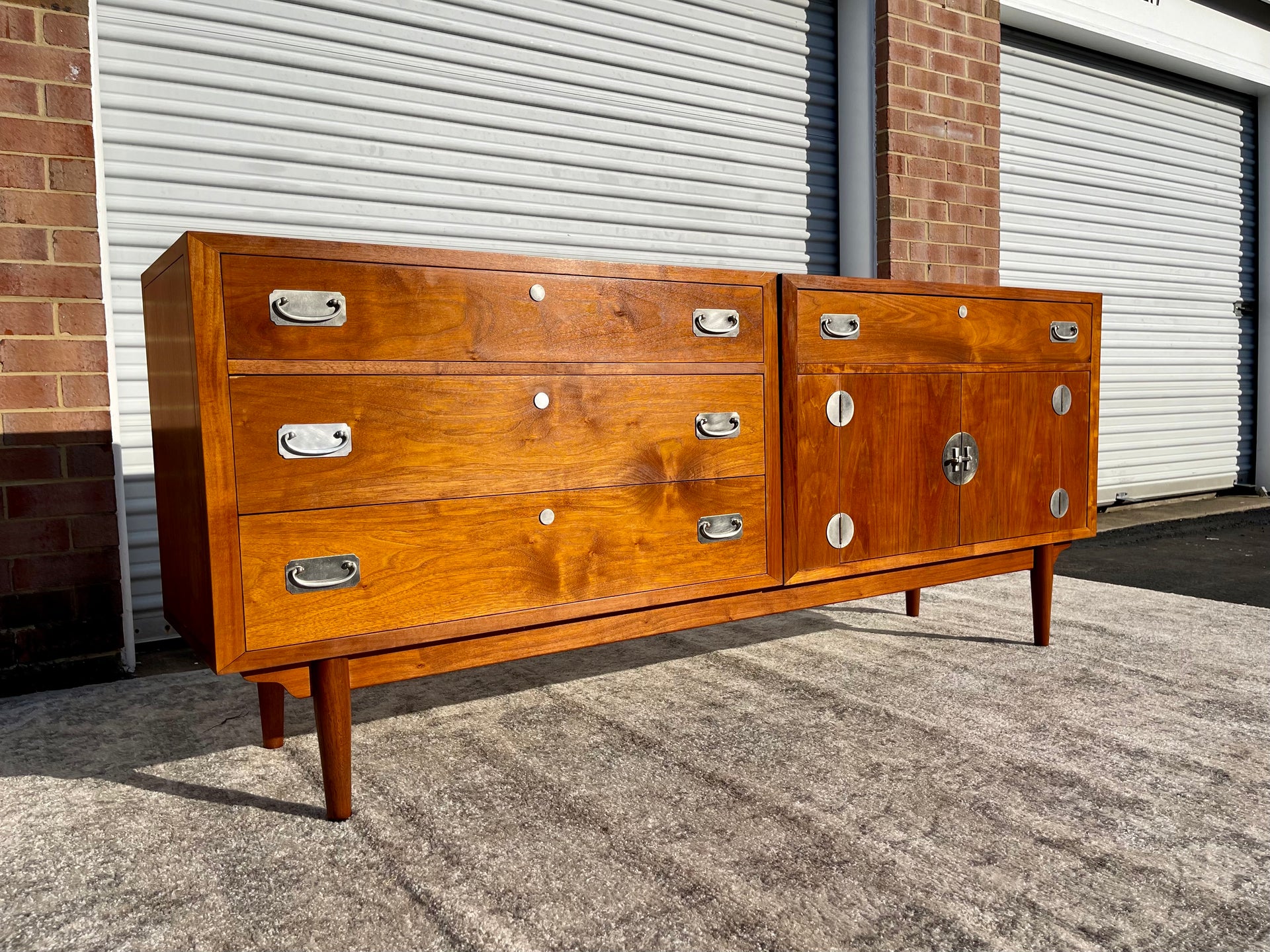 Midcentury Henredon Heritage Teak Credenza