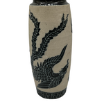 Vintage Chinese Dragon and Phoenix Vase